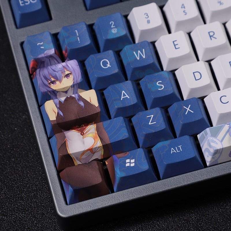 My Anime Keycaps Complete Set Genshin Impact: Ganyu Keycap Set