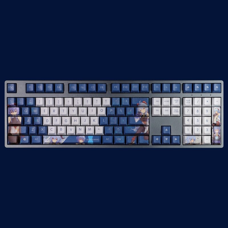 My Anime Keycaps Complete Set Genshin Impact: Ganyu Keycap Set