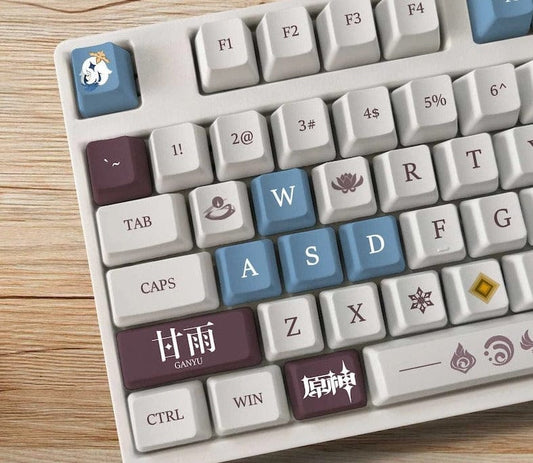 My Anime Keycaps Complete Set Genshin Impact: Ganyu OEM Keycap Set