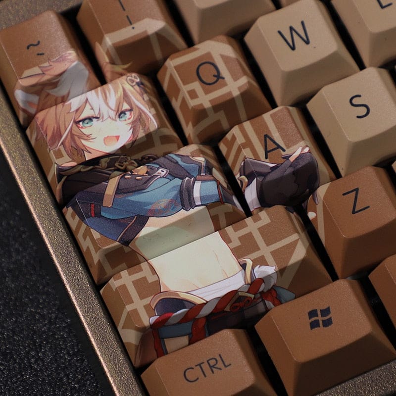 My Anime Keycaps Complete Set Genshin Impact: Gorou Keycap Set