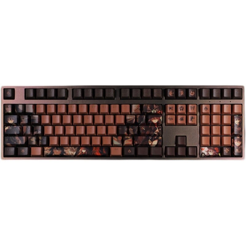 My Anime Keycaps Complete Set Genshin Impact: Hu Tao Brown Backlit Keycap Set
