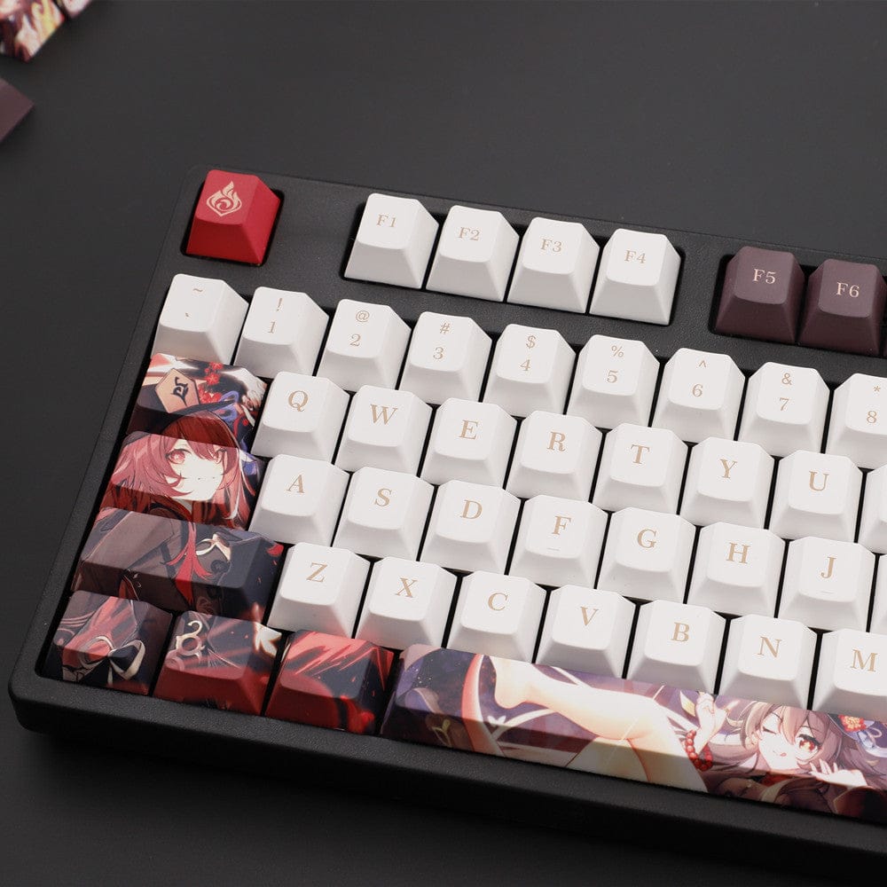 My Anime Keycaps Complete Set Genshin Impact: Hu Tao Brown Keycap Set