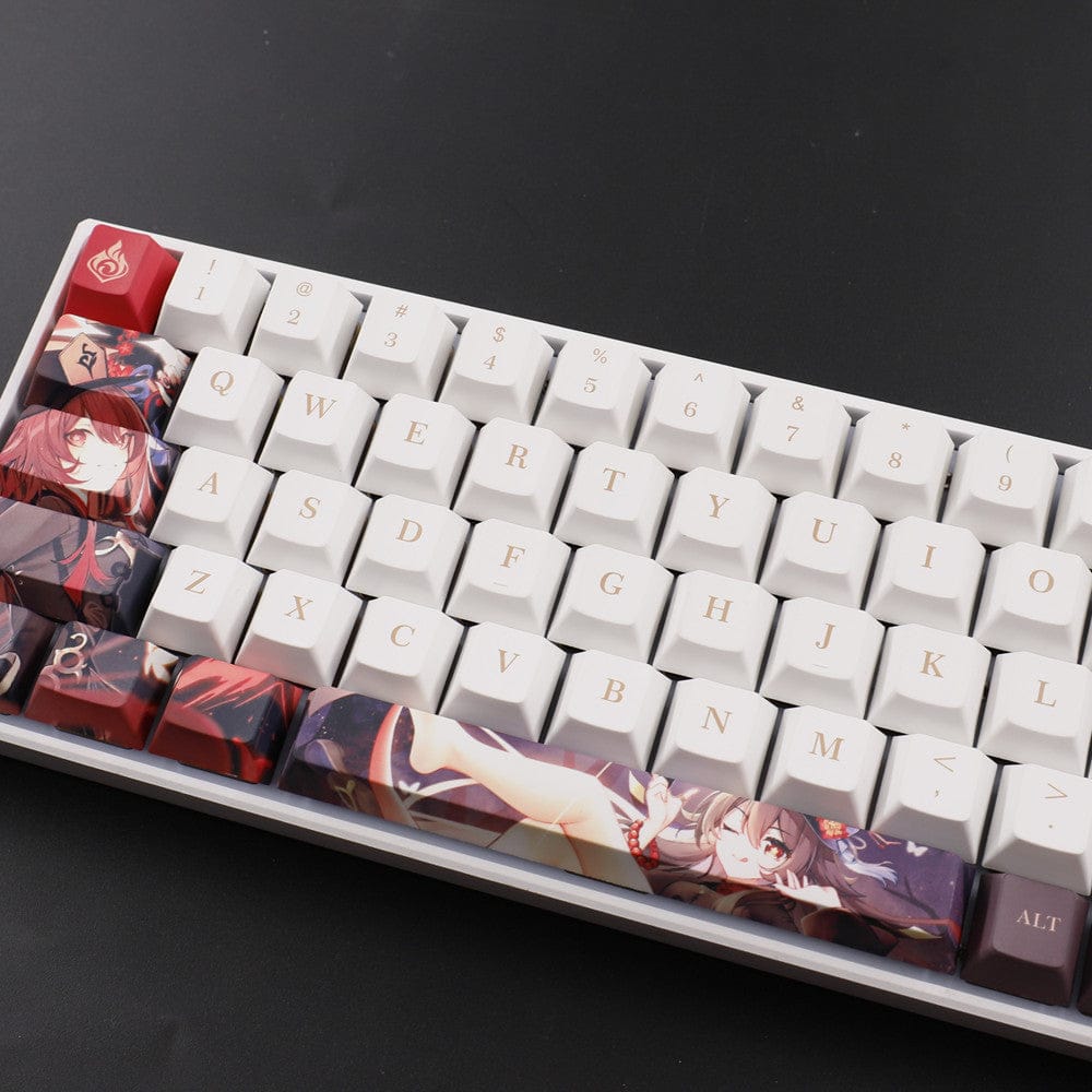 My Anime Keycaps Complete Set Genshin Impact: Hu Tao Brown Keycap Set