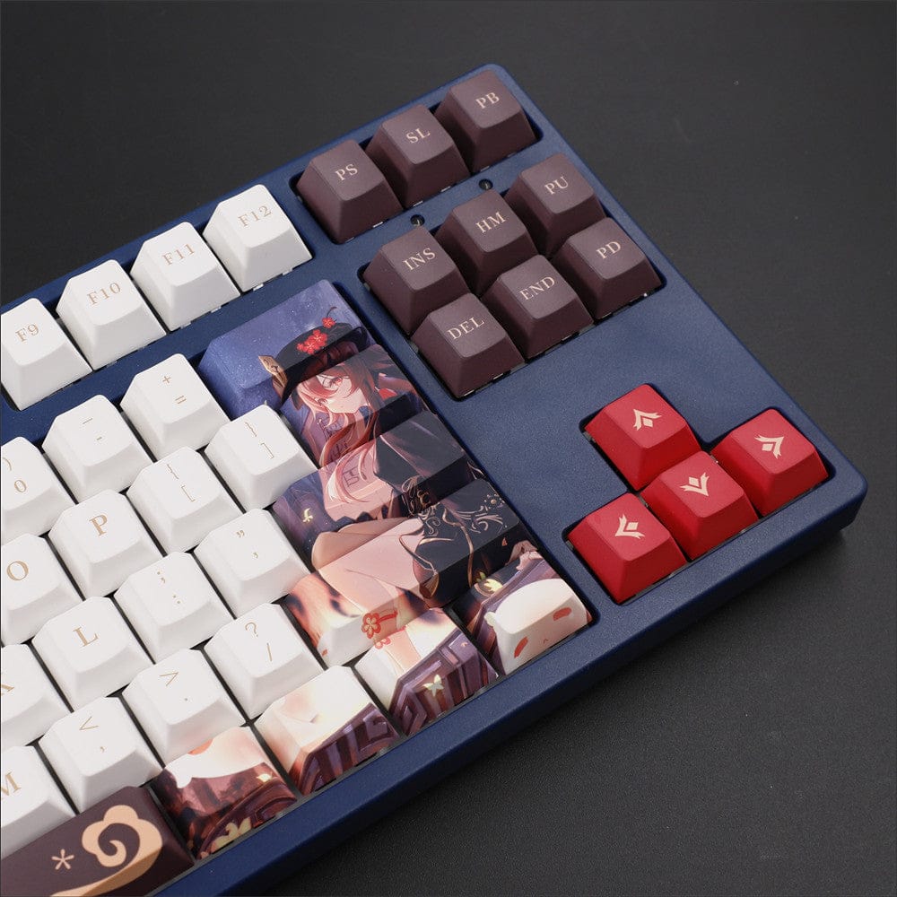 My Anime Keycaps Complete Set Genshin Impact: Hu Tao Brown Keycap Set