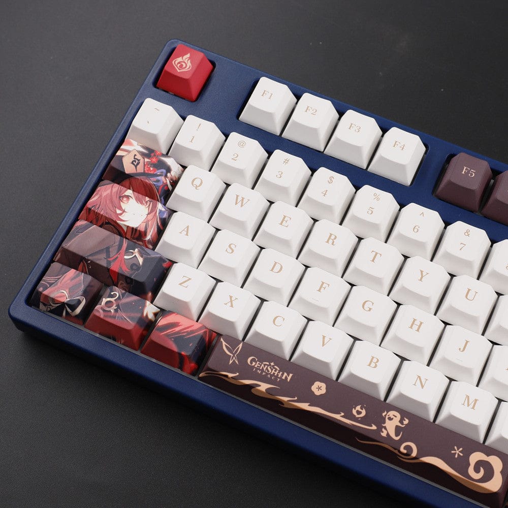 My Anime Keycaps Complete Set Genshin Impact: Hu Tao Brown Keycap Set