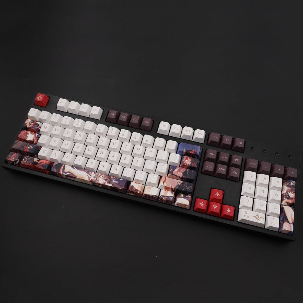 My Anime Keycaps Complete Set Genshin Impact: Hu Tao Brown Keycap Set