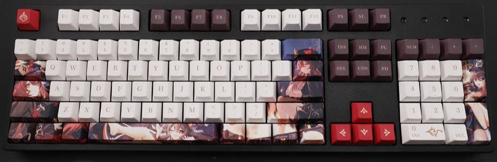 My Anime Keycaps Complete Set Genshin Impact: Hu Tao Brown Keycap Set