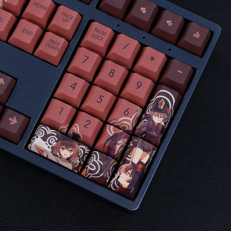 My Anime Keycaps Complete Set Genshin Impact: Hu Tao Keycap Set