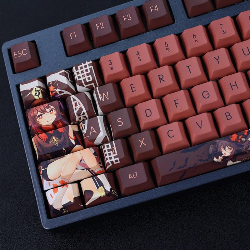 My Anime Keycaps Complete Set Genshin Impact: Hu Tao Keycap Set