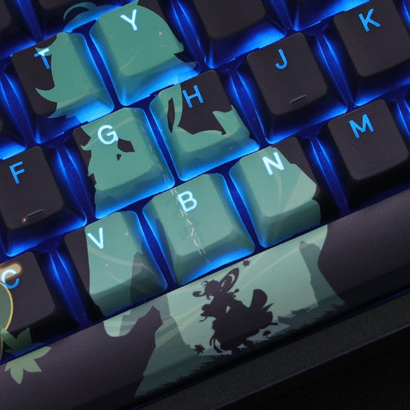 My Anime Keycaps Complete Set Genshin Impact: Kaedehara Kazuha Backlit Keycap Set