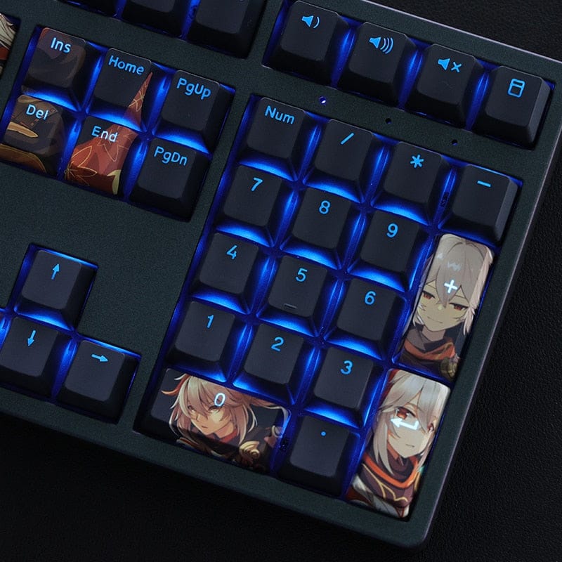 My Anime Keycaps Complete Set Genshin Impact: Kaedehara Kazuha Backlit Keycap Set