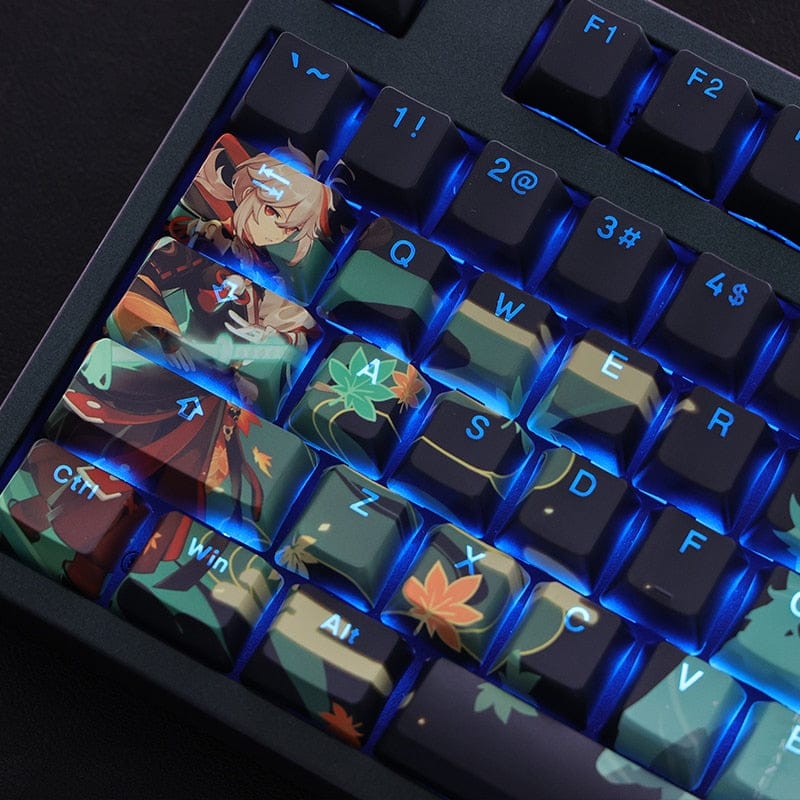 My Anime Keycaps Complete Set Genshin Impact: Kaedehara Kazuha Backlit Keycap Set