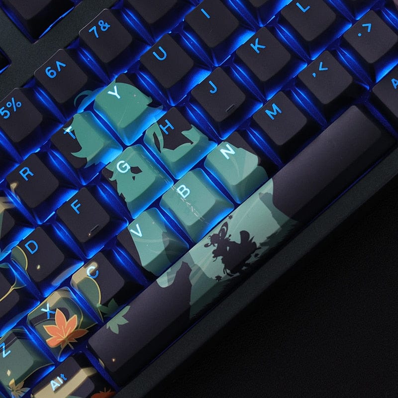 My Anime Keycaps Complete Set Genshin Impact: Kaedehara Kazuha Backlit Keycap Set