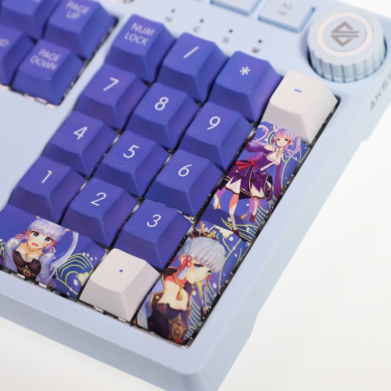 My Anime Keycaps Complete Set Genshin Impact: Kamisato Ayaka Blue Keycap Set