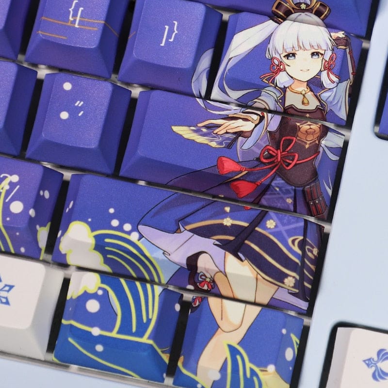 My Anime Keycaps Complete Set Genshin Impact: Kamisato Ayaka Blue Keycap Set