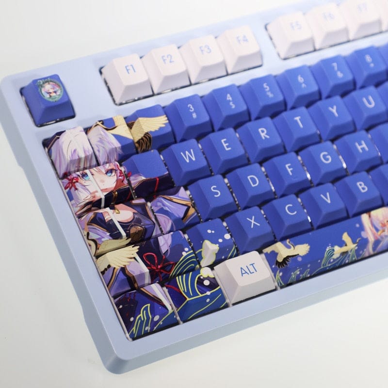 My Anime Keycaps Complete Set Genshin Impact: Kamisato Ayaka Blue Keycap Set