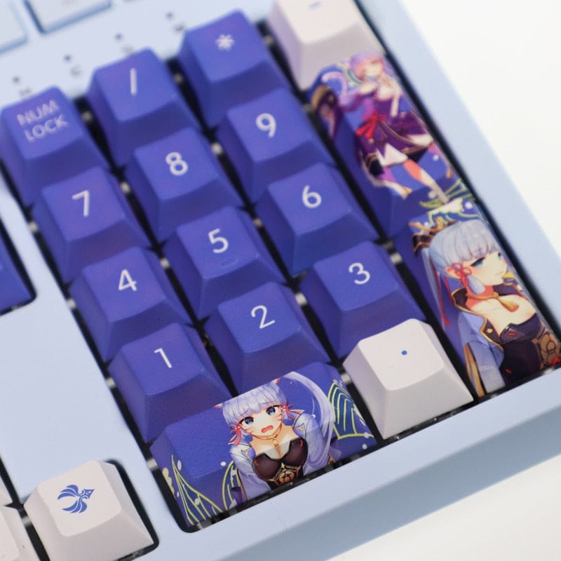 My Anime Keycaps Complete Set Genshin Impact: Kamisato Ayaka Blue Keycap Set