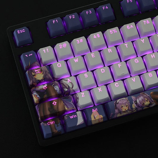 My Anime Keycaps Complete Set Genshin Impact: Keqing Backlit Keycap Set
