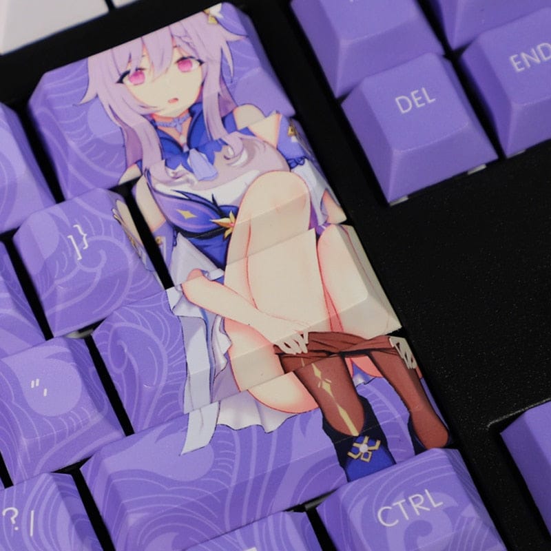 My Anime Keycaps Complete Set Genshin Impact: Keqing Keycap Set