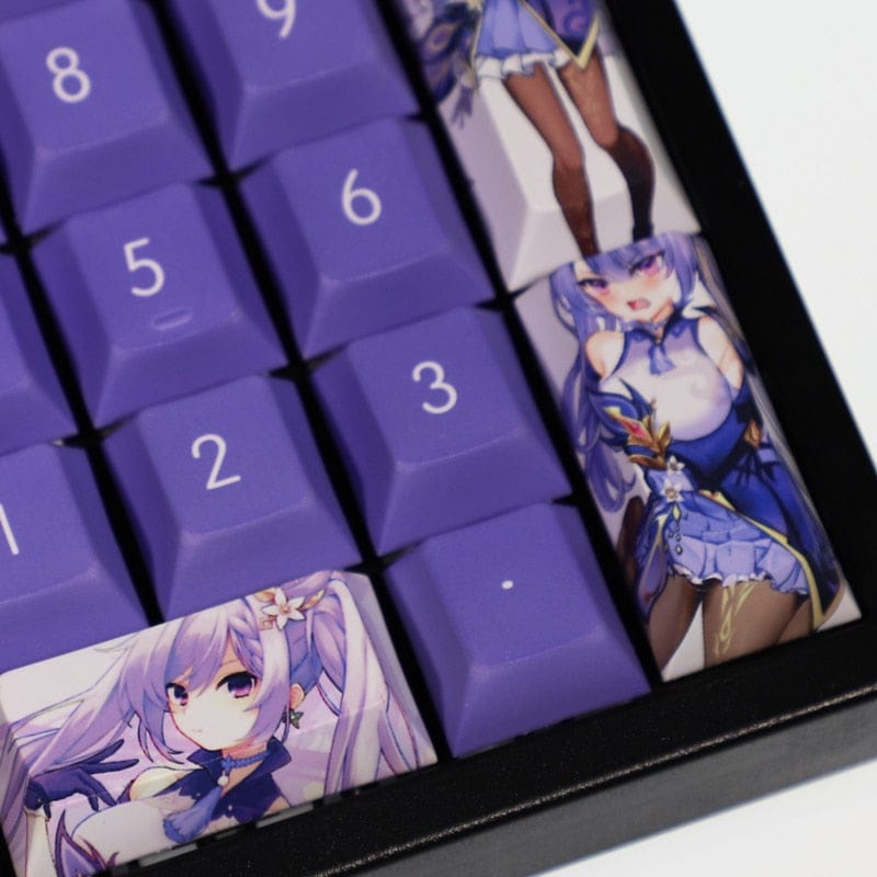 My Anime Keycaps Complete Set Genshin Impact: Keqing Keycap Set