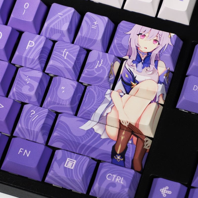 My Anime Keycaps Complete Set Genshin Impact: Keqing Keycap Set