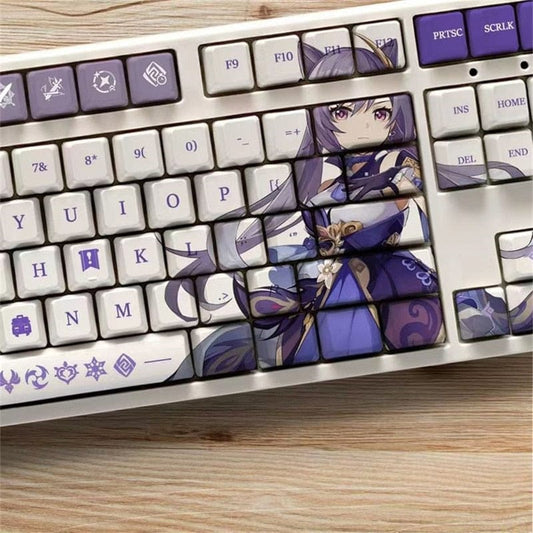 My Anime Keycaps Complete Set Genshin Impact: Keqing OEM Keycap Set