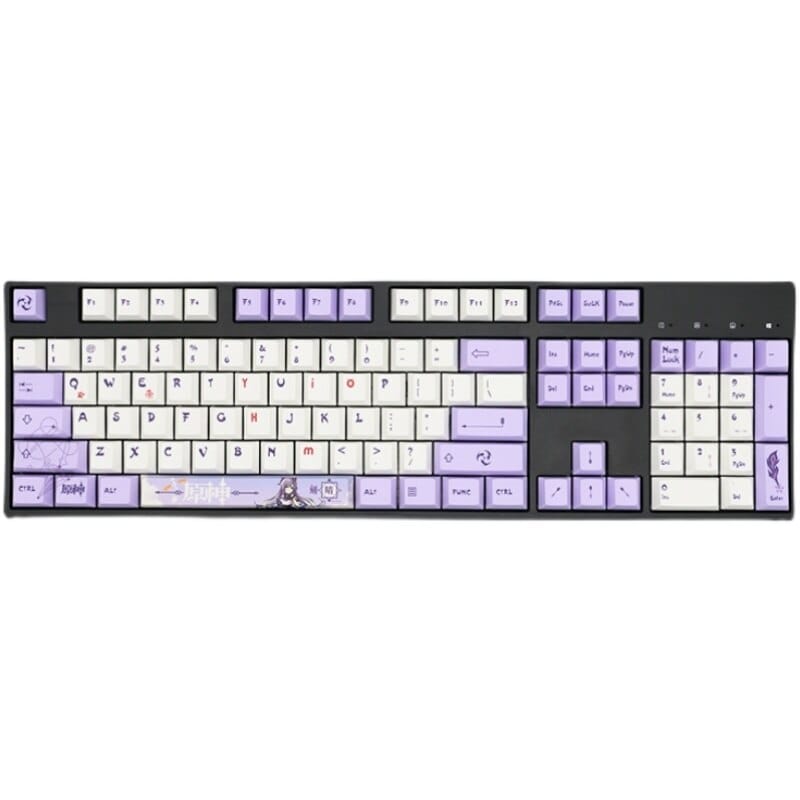 My Anime Keycaps Complete Set Genshin Impact: Keqing White Keycap Set