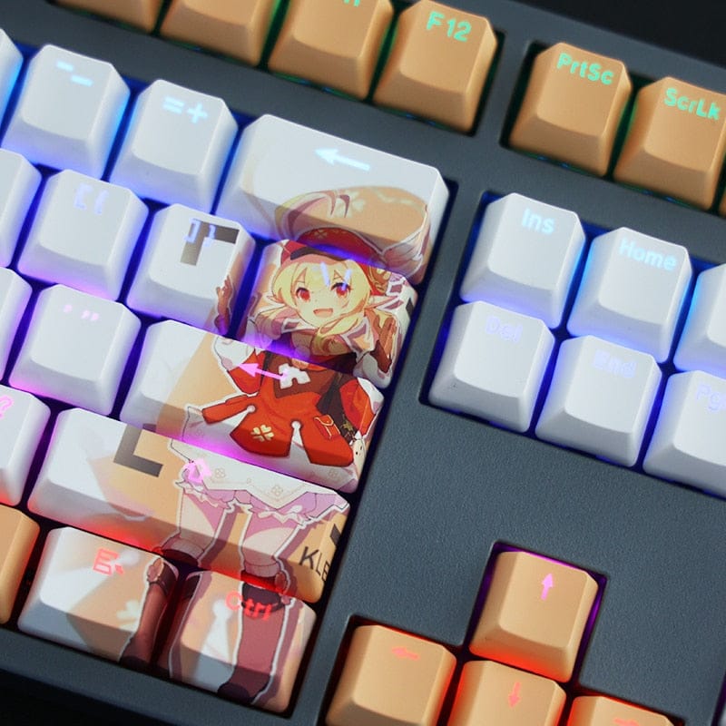 My Anime Keycaps Complete Set Genshin Impact: Klee Backlit Keycap Set