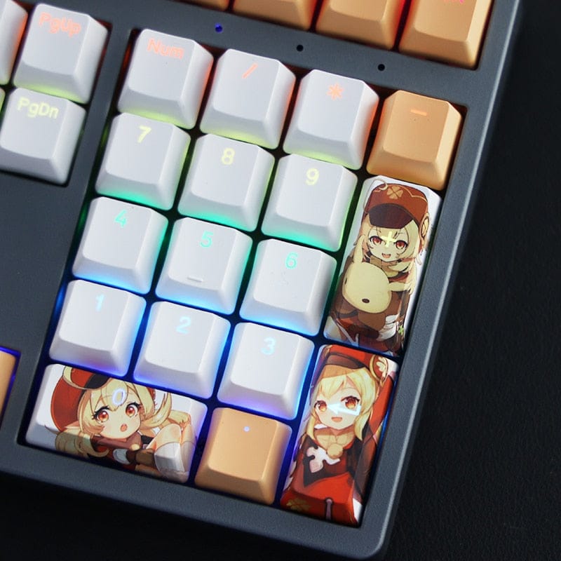 My Anime Keycaps Complete Set Genshin Impact: Klee Backlit Keycap Set