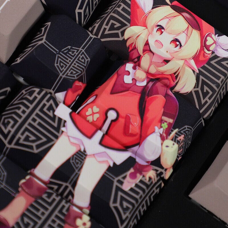 My Anime Keycaps Complete Set Genshin Impact: Klee Black Keycap Set