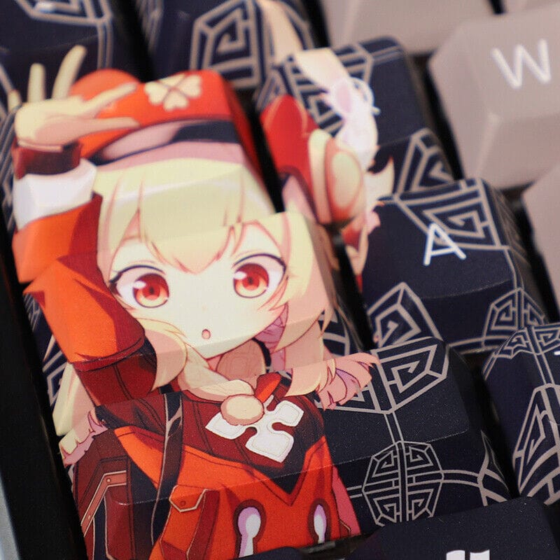 My Anime Keycaps Complete Set Genshin Impact: Klee Black Keycap Set