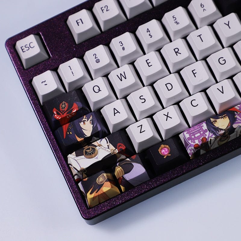 My Anime Keycaps Complete Set Genshin Impact: Kujou Sara Keycap Set