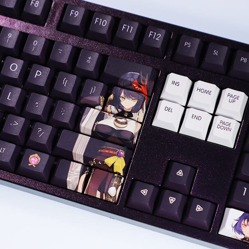 My Anime Keycaps Complete Set Genshin Impact: Kujou Sara Keycap Set