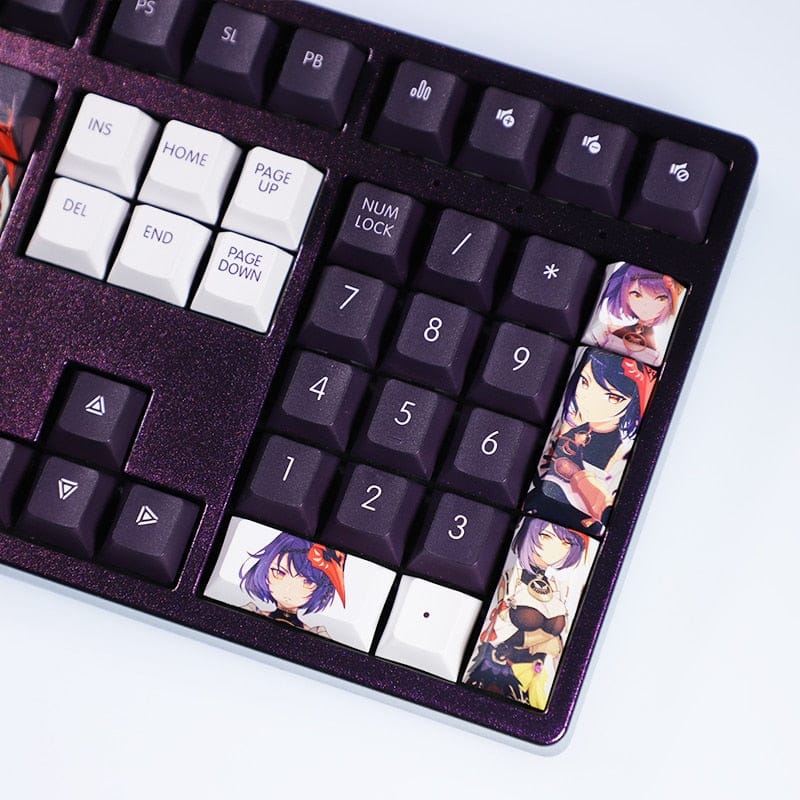 My Anime Keycaps Complete Set Genshin Impact: Kujou Sara Keycap Set