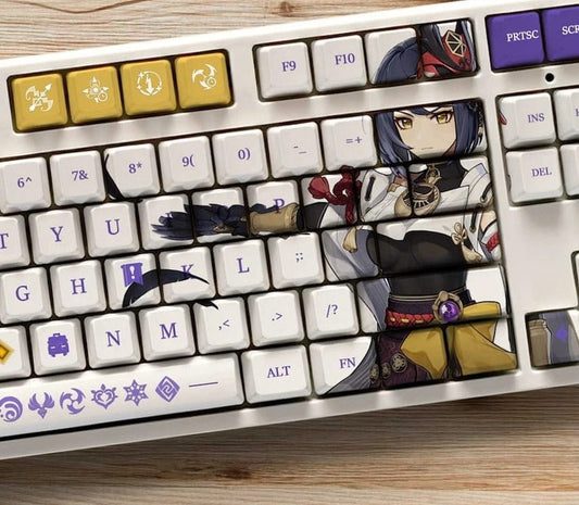 My Anime Keycaps Complete Set Genshin Impact: Kujou Sara OEM Keycap Set