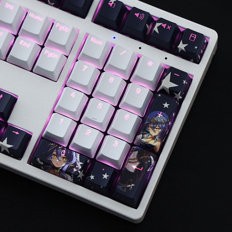 My Anime Keycaps Complete Set Genshin Impact: Layla Backlit Keycap Set