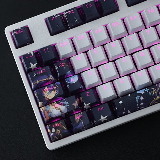 My Anime Keycaps Complete Set Genshin Impact: Layla Backlit Keycap Set