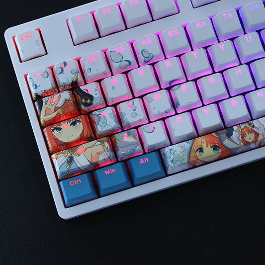My Anime Keycaps Complete Set Genshin Impact: Nilou Backlit Keycap Set