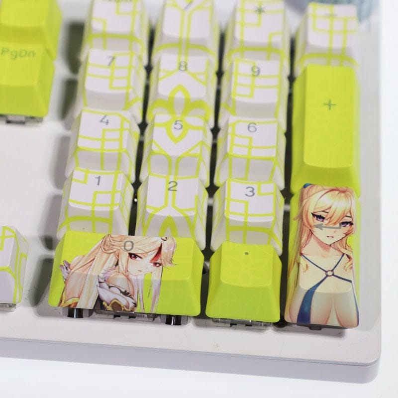 My Anime Keycaps Complete Set Genshin Impact: Ningguang Backlit Keycap Set