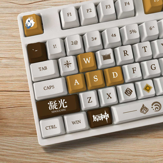 My Anime Keycaps Complete Set Genshin Impact: Ningguang OEM Keycap Set