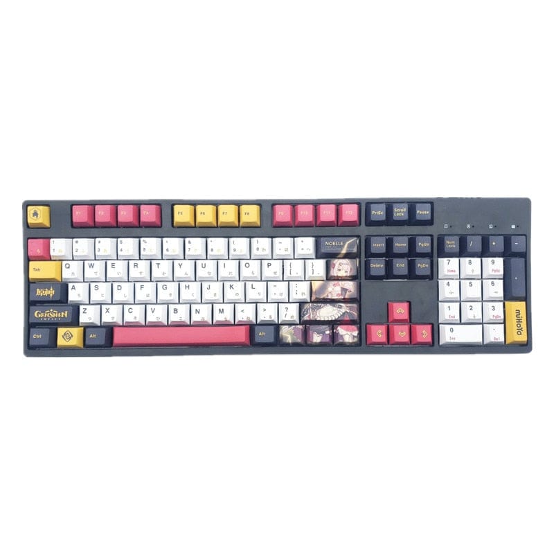 My Anime Keycaps Complete Set Genshin Impact: Noelle White Keycap Set