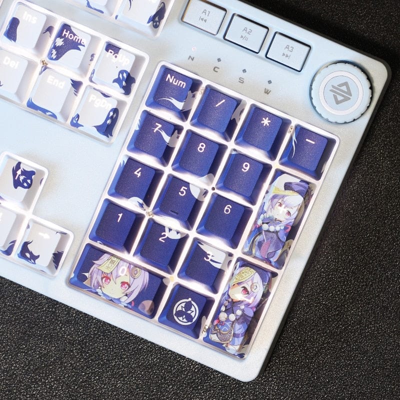 My Anime Keycaps Complete Set Genshin Impact: Qiqi Backlit Keycap Set