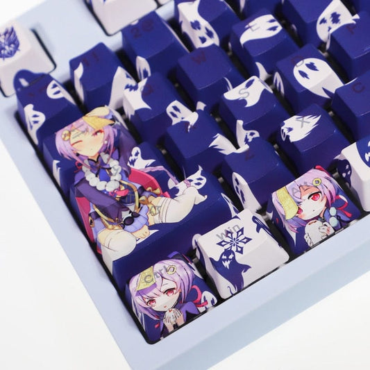 My Anime Keycaps Complete Set Genshin Impact: Qiqi Backlit Keycap Set
