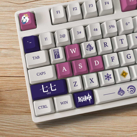 My Anime Keycaps Complete Set Genshin Impact: Qiqi OEM Keycap Set