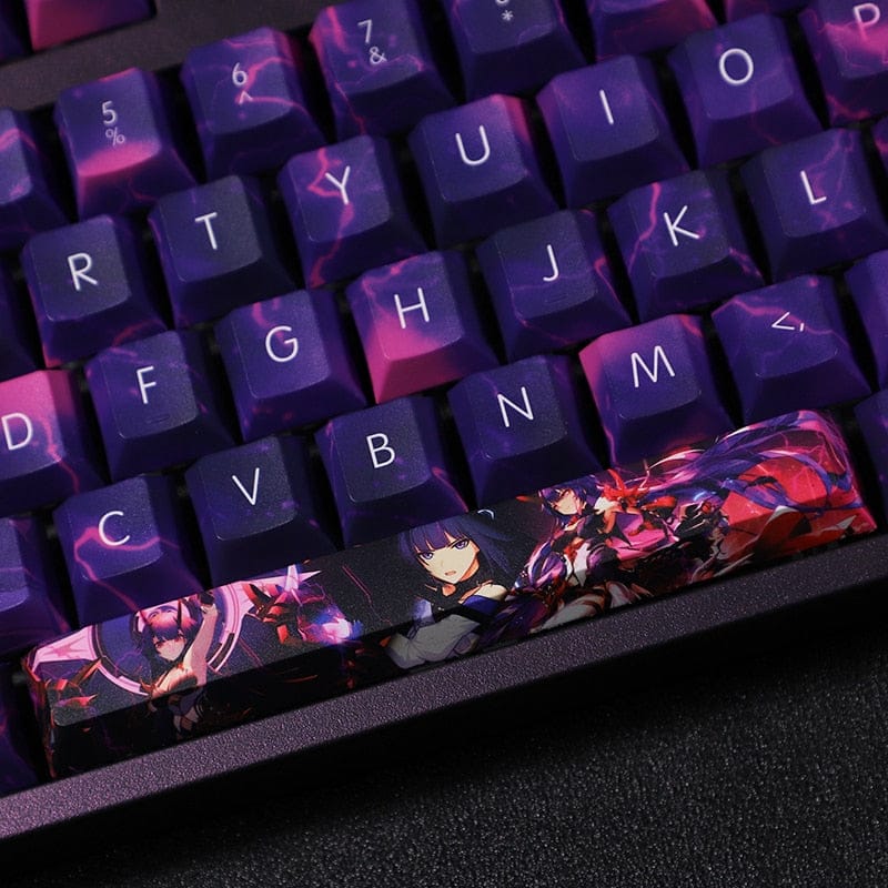 My Anime Keycaps Complete Set Genshin Impact: Raiden Shogun Blue Keycap Set