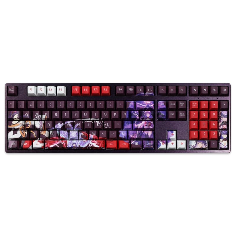 My Anime Keycaps Complete Set Genshin Impact: Raiden Shogun Brown Keycap Set