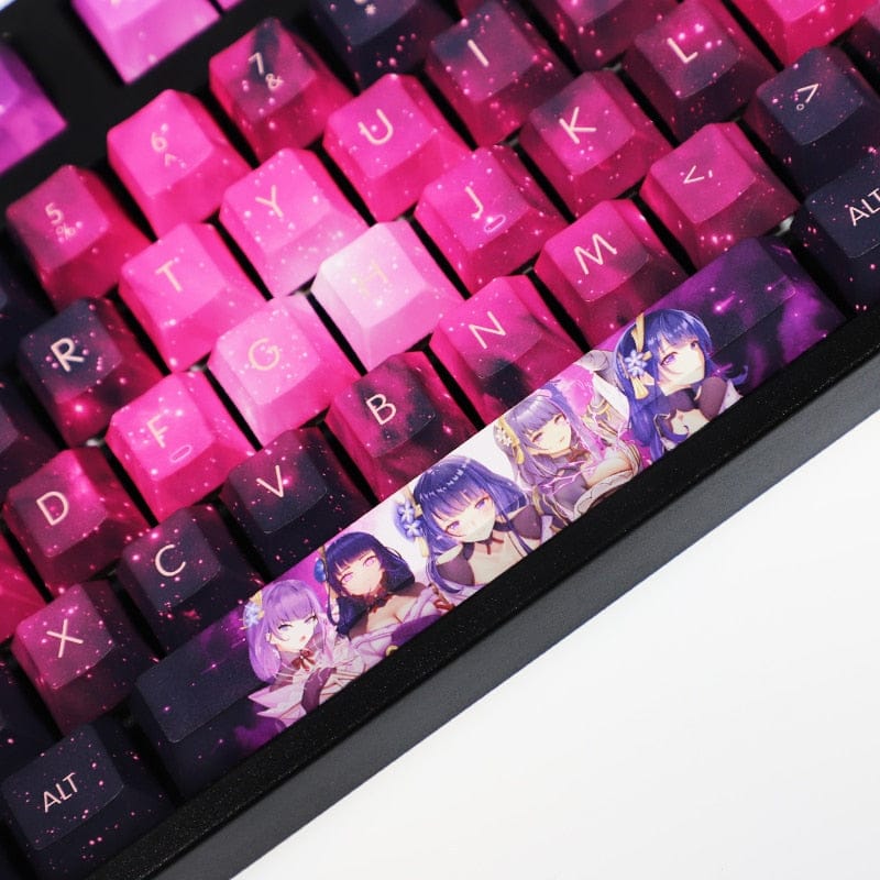 My Anime Keycaps Complete Set Genshin Impact: Raiden Shogun Keycap Set