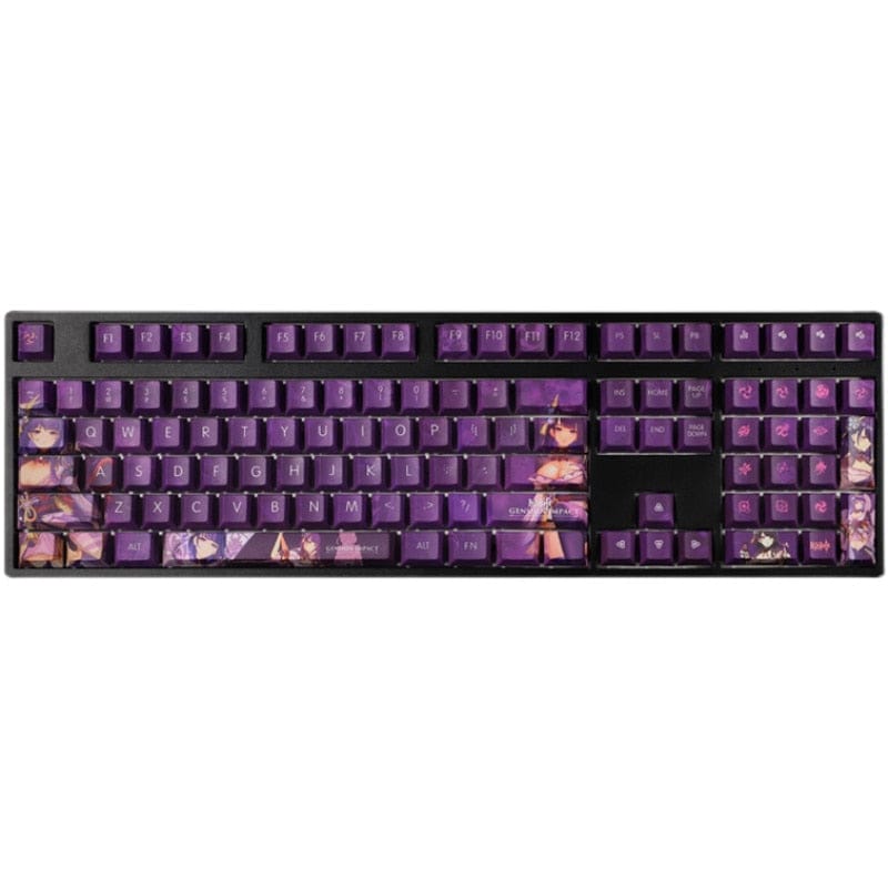 My Anime Keycaps Complete Set Genshin Impact: Raiden Shogun Purple Keycap Set