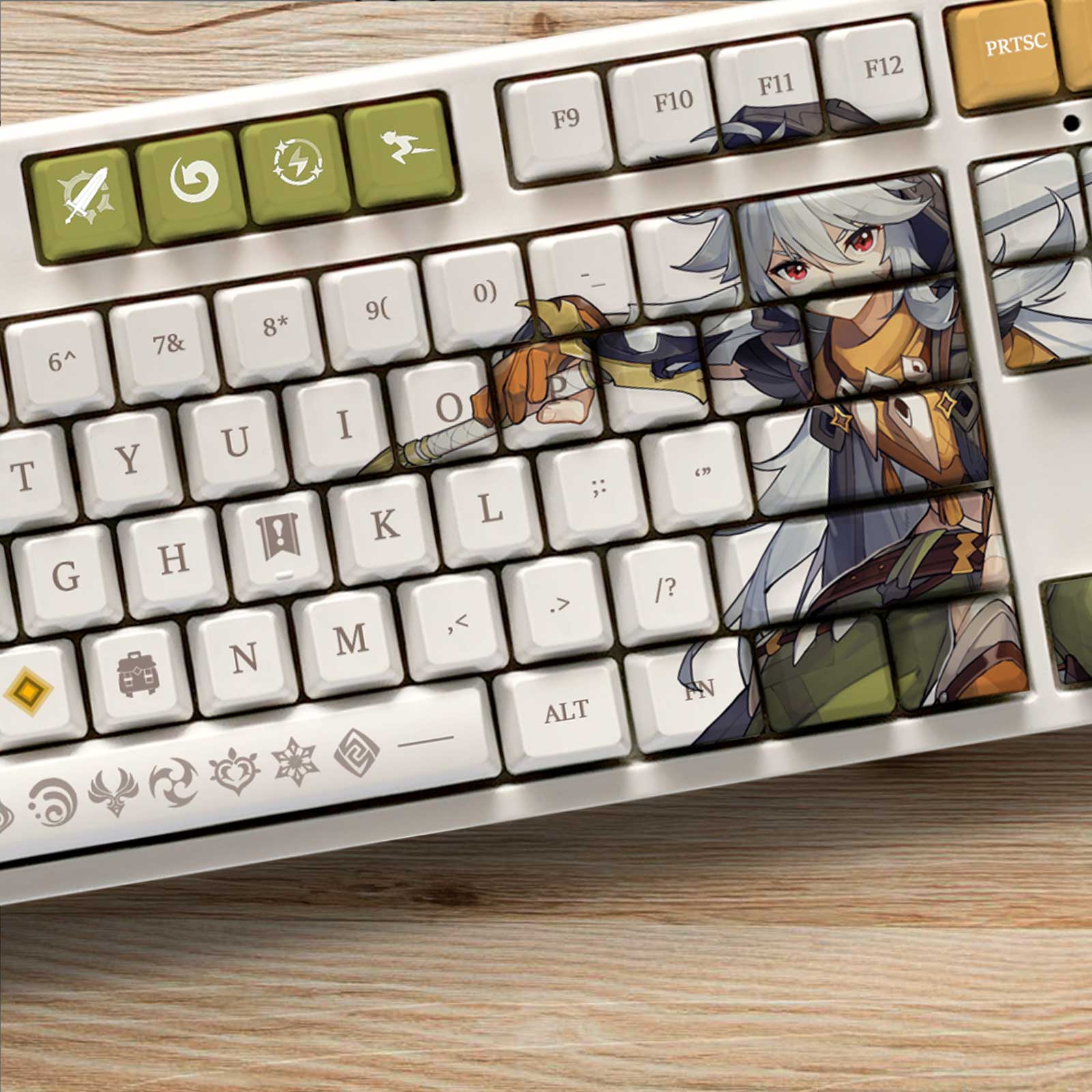 My Anime Keycaps Complete Set Genshin Impact: Razor OEM Keycap Set