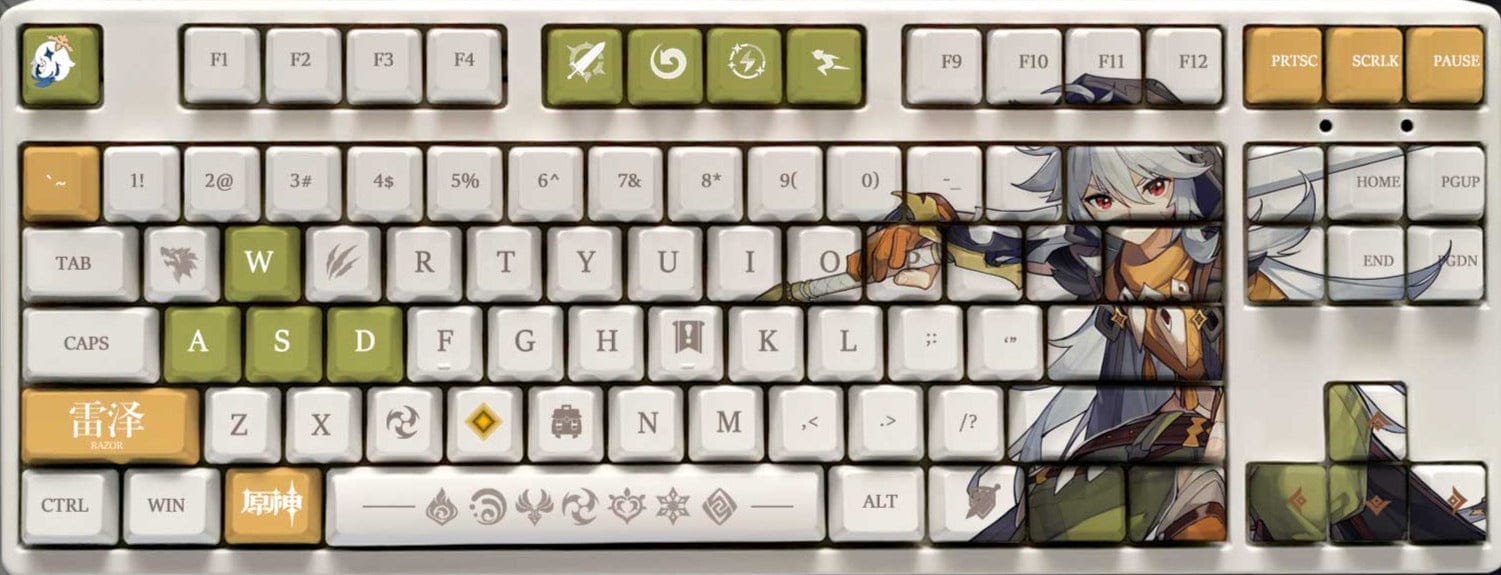 My Anime Keycaps Complete Set Genshin Impact: Razor OEM Keycap Set